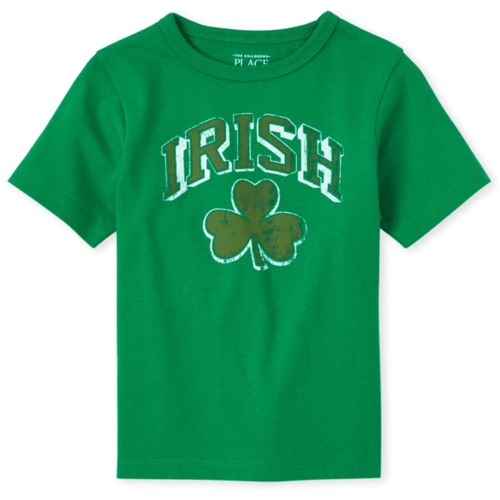 Green Shamrock Irish Short Sleeve T-Shirt